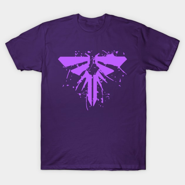 The Last Of Us - Firefly (Purple) T-Shirt by Basicallyimbored